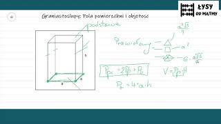 klasa 8  Graniastosłupy Pole powierzchni i objętość [upl. by Krishnah]