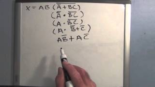 Boolean Algebra Logic Circuit Simplification [upl. by Hnahc292]