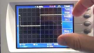 Tutorial How to use an Oscilloscope 3  How to capture a signal event  glitch  transient [upl. by Alleynad]