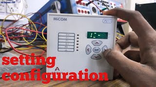 MICOM P211 RELAY SETTING CONFIGURATION ELECTRICALTECH [upl. by Moise]