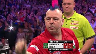 Wright v Van Gerwen  Premier League Final 2017 [upl. by Muryh]