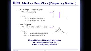 What is Phase Jitter A Brief Tutorial by IDT [upl. by Bent]