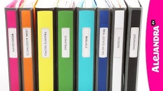 Binder Organization with Better Binders from Staples [upl. by Ylaek]