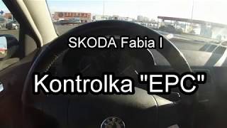 Skoda Fabia I  błąd kontrolka EPC i check engine [upl. by Rosecan]