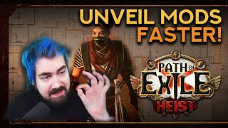 How to farm unveiled crafts faster  PoE Heist Quick Tip [upl. by Wrench]