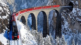 UNA TRAVESÍA DE PELÍCULA EN EL EXPRESO DE BERNINA DE SUIZA A ITALIA [upl. by Irot]