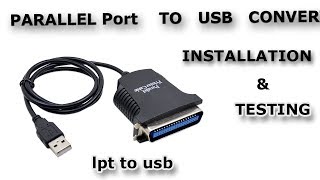 parallel port to usb printer cable [upl. by Behka]