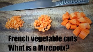 French vegetable cuts you should know Mirepoix [upl. by Sivehc]