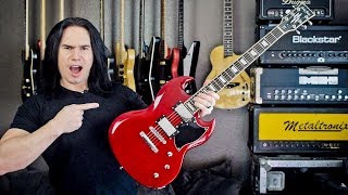 Rock like ACDC for less than 200  Harley Benton DC Custom  Demo  Review [upl. by Nyroc]