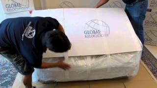 International Moving  Packing techniques  Sofa [upl. by Ignacius]