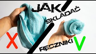 Jak składać ręczniki  💚💚💚HOTELOWE TRICKI [upl. by Ardath]