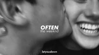 the weeknd often slowed  reverb [upl. by Eidnac]