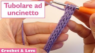 Tutorial cordoncino tubolare ad uncinetto  icord [upl. by Notsew789]