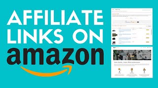 How To Create An Amazon Affiliate Link Affiliate Marketing For Beginners [upl. by Rennob424]