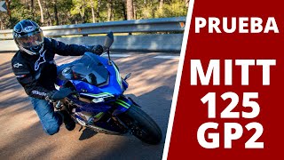 Prueba MITT 125 GP2  Test review en Español  Opiniones [upl. by Ojillek]