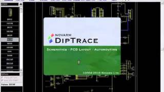 Converting schematic to PCB in DipTrace [upl. by Queenie683]