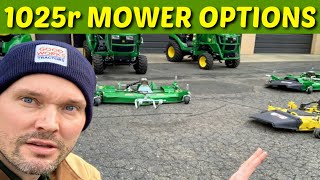 John Deere 1025r AutoConnect Mower Options [upl. by Mada]