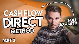 Prepare A Cash Flow Statement  Direct Method [upl. by Ettedo]