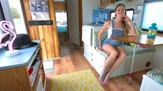 MOTORHOME TOUR  Living The Full Time RV Lifestyle In A Remodeled Class C [upl. by Schlicher]