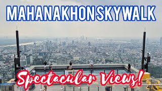 Mahanakhon Skywalk Bangkok I BREATHTAKING VIEWS from Thailands HIGHEST OBSERVATION DECK [upl. by Odicalp431]