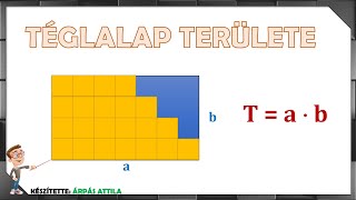 TÉGLALAP TERÜLETE GYAKORLÓ FELADATOK [upl. by Airotnahs]