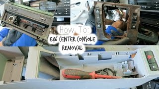 How To Remove BMW E46 Center Console [upl. by Hilaire369]