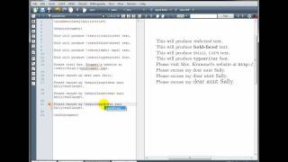 LaTeX Tutorial 5  Text and Document Formatting  Part 12 [upl. by Namijneb436]