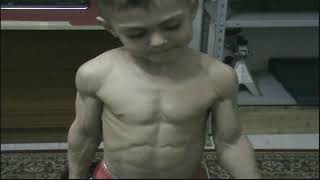 kid  biceps workout with dumbbells [upl. by Adnim]