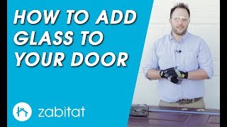 How to Add Door Glass to Your Door  Door Glass Installation Guide [upl. by Ataeb]