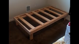 DIY 2x4 Twin Bed Frame [upl. by Tik]