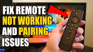 5 STEPS to FIX Fire Stick TV Remote Not Working or Pairing Easy Method [upl. by Buonomo]