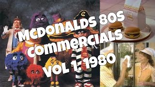 80s McDonalds Commercials  vol 1 [upl. by Dagna]