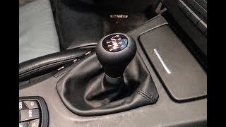 Installing Illuminated M5 Shift Knob in E92 M3 [upl. by Eissirk]