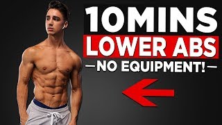 10 MIN LOWER AB WORKOUT GET YOUR LOWER ABS TO SHOW [upl. by Jdavie]