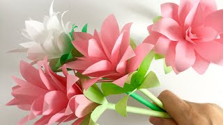 【コピー用紙】クルクマ 【Paper Flower】Siam tulip Curcuma [upl. by Learsi134]