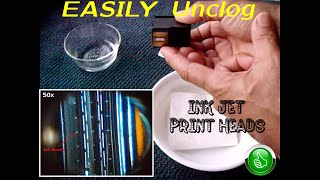 How To EASILY Unclog Ink Jet Print Heads [upl. by Esertal]