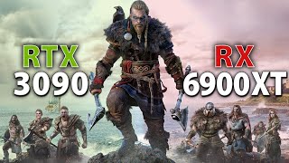 RX 6900 XT vs RTX 3090  Test in 8 Games  1440p 4K [upl. by Sydel]