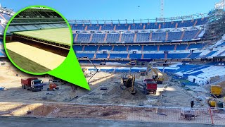 New Santiago Bernabeu removable pitch [upl. by Daas]