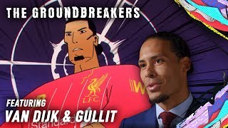 Virgil van Dijk Playing As A Striker [upl. by Nalyt]