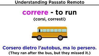 Past Absolute Tense in Italian Passato Remoto [upl. by Eynaffit577]