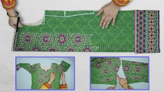 Simple Kameez Cutting Stitching And Measurement Step By Step Easy Method [upl. by Yeldah24]