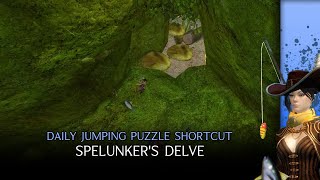 Guild Wars 2 Daily Jumping Puzzle Shortcut  Spelunkers Delve [upl. by Lodi239]