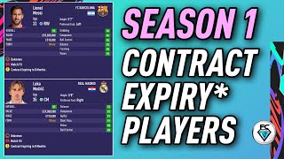 FIFA 21 SEASON 1 CONTRACT EXPIRY PLAYERS [upl. by Hajidahk427]