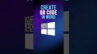 CREATE and SHOW a QR Code in Microsoft Word [upl. by Arriec]