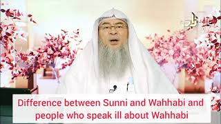 Difference between Sunni amp Wahabi and people who speak ill about Wahabis  Assim al hakeem [upl. by Anauqaj]