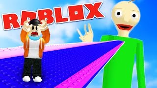 ESCAPE THE WEIRD BALDI OBBY  Roblox Baldis Basics Obby Gameplay [upl. by Nelleh]