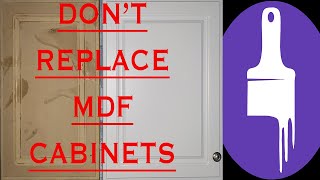 How To Delaminatedefoil MDF Cabinets [upl. by Torrlow]