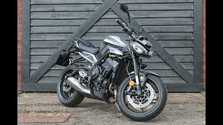 2023 Triumph Street Triple 765 R in Silver Ice [upl. by Akcira]