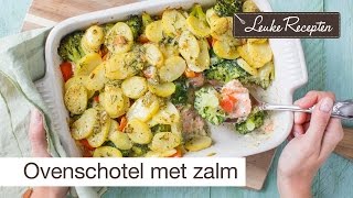 Ovenschotel broccoli met zalm [upl. by Aerdnu]