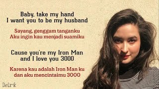 I Love You 3000  Stephanie Poetri 🇮🇩🇮🇩 Lyrics video dan terjemahan [upl. by Lluj586]